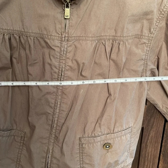 Michael Kors Cropped Olive Green Jacket - Picture 12 of 12